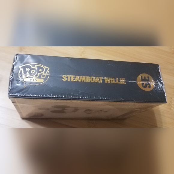 Disney 100 Steamboat Willie Pop Pin NIP - Picture 9 of 12